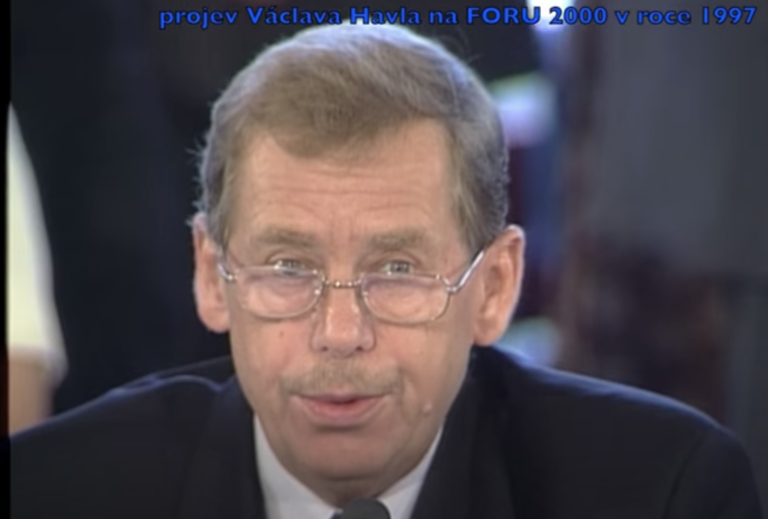 Projev Václava Havla v roce 1997