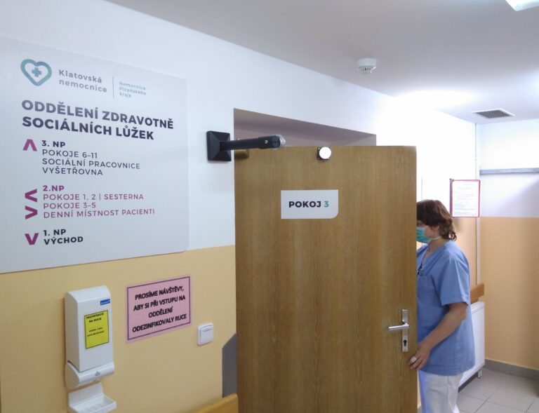 Zdravotně sociální lůžka v klatovské nemocnici
