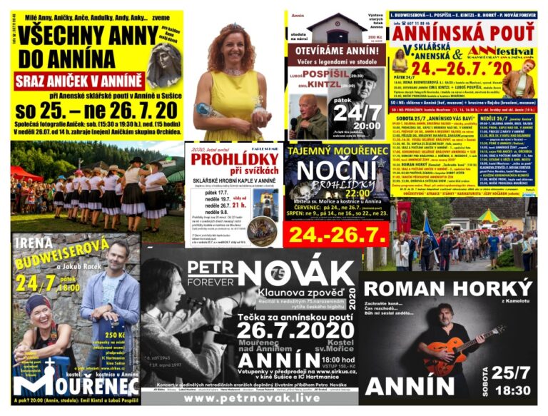 Volba sklářské královny a anenská pouť tento víkend