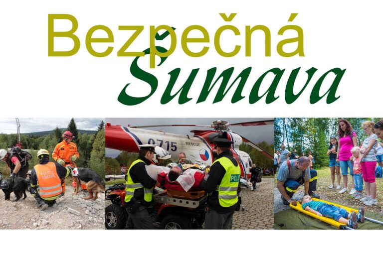 Záchranáři 15. srpna v Prášilech – program, mapa stanovišť