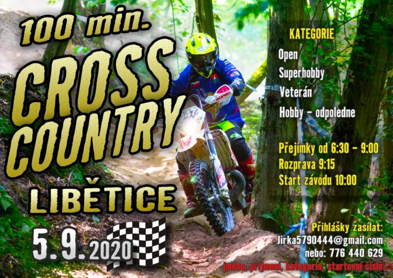 Crosscountry Libětice se blíží, ještě je možné se přihlásit