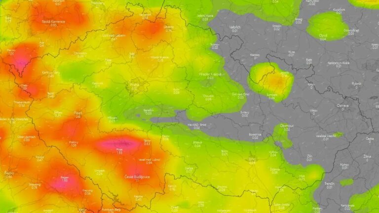 Meteorologové opět rozšířili výstrahu