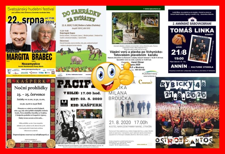 VÍKENDOVKY 21.-23. 8. 2020