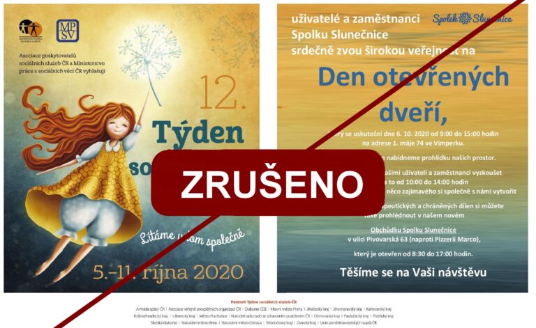 Den otevřených dveří dnes zrušen