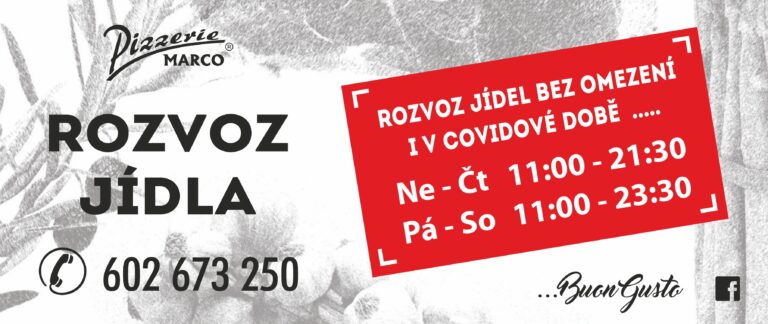 Rozvoz jídla Pizzerie Marco