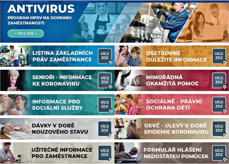 Koronavirus: dávky a pomoc Úřadu práce