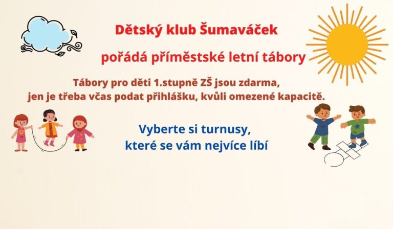 Letní příměstské tábory