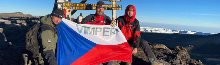 Vimperk zdraví Vimperk z Kilimandžára