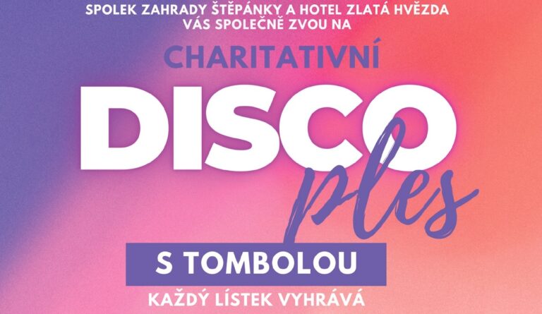 Pozvánka na charitativní disko ples