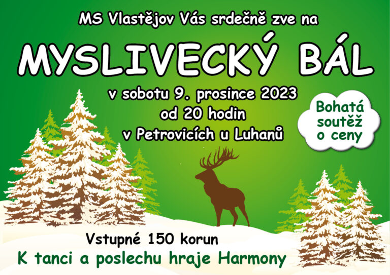Myslivecký ples v Petrovicích