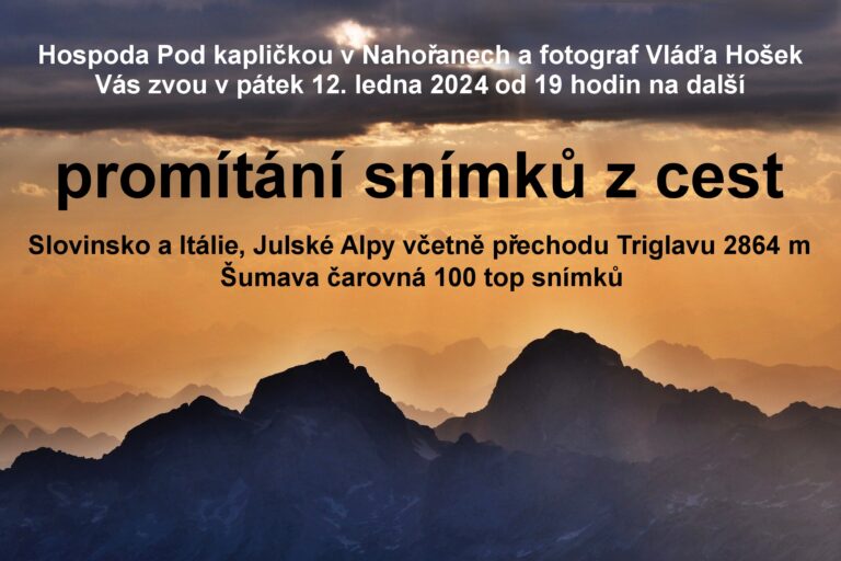 Pozvání na promítání do Nahořan