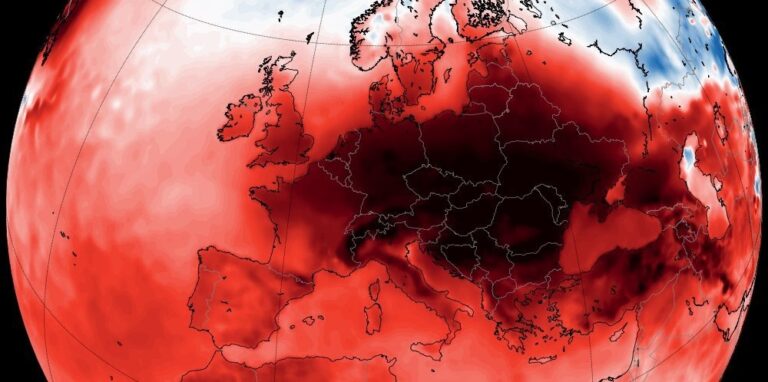 Teplotní anomálie únor 2024