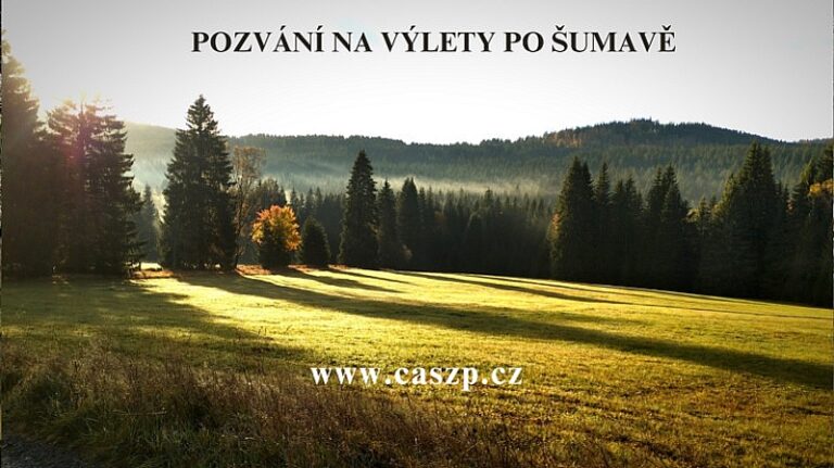 Pozvání na výlet po Šumavě