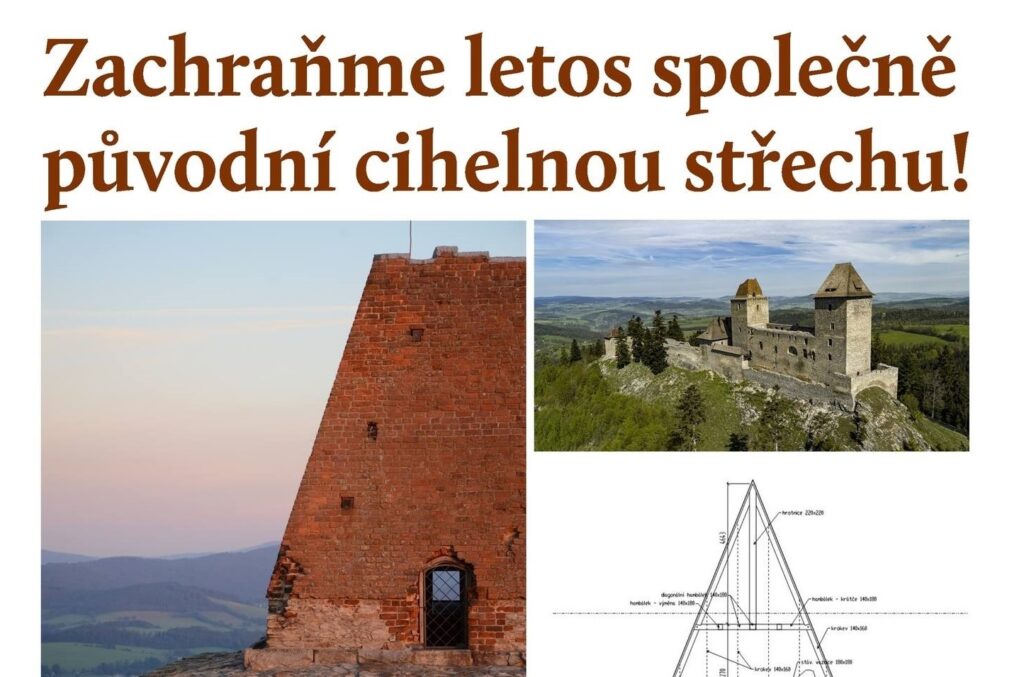 Zachraňme střechu na hradě Kašperku