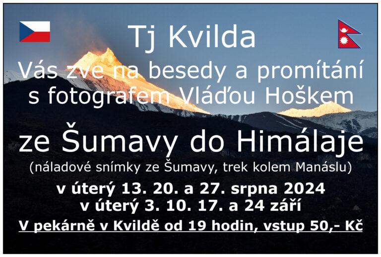 Promítání na Kvildě