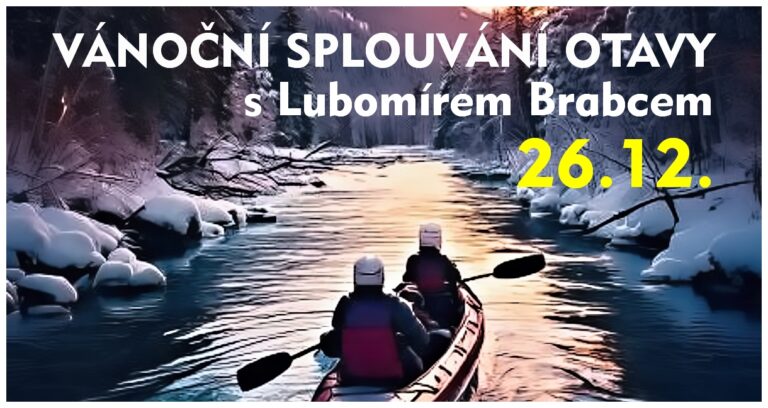 Vánoční splouvání Otavy