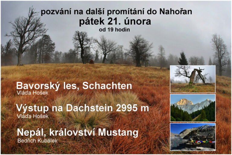 Pozvání na promítání do Nahořan