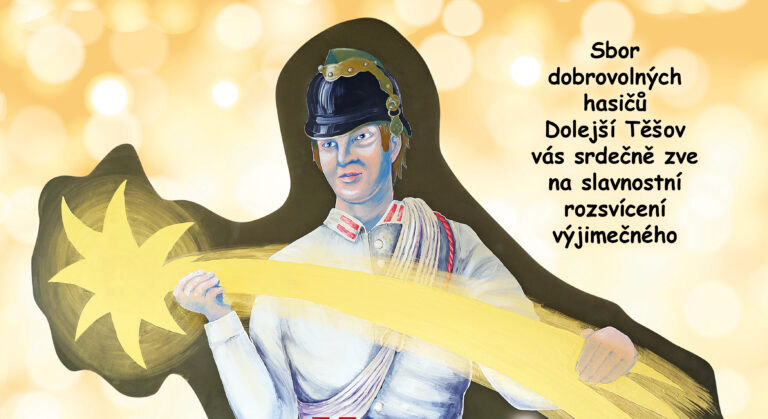 Slavnostní rozsvícení hasičského betlému