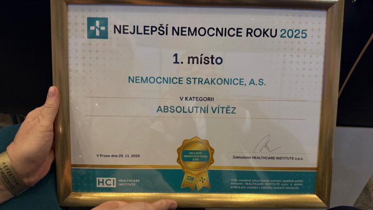 Nejlepší nemocnice roku 2025 je ve Strakonicích
