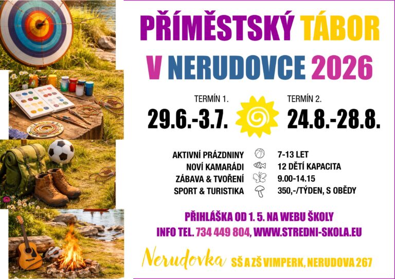 Příměstský tábor v Nerudovce 2026