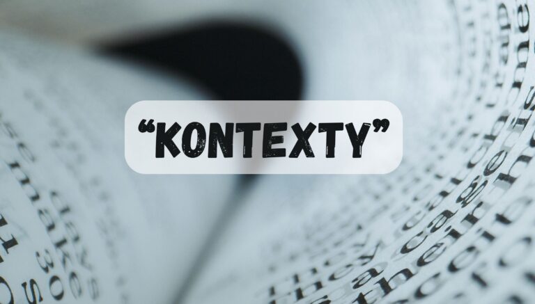 Pondělní glosa: Kontexty
