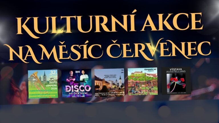 Kulturní přehled na měsíc červenec