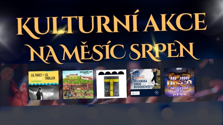 Kulturní přehled na měsíc srpen