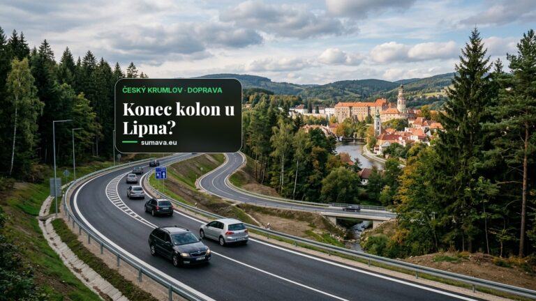 Nový přivaděč z dálnice D3 na Český Krumlov je otevřený, hotový byl před termínem