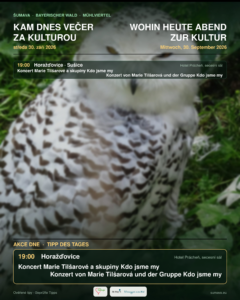 Kam dnes večer za kulturou · středa 30. září 2026
