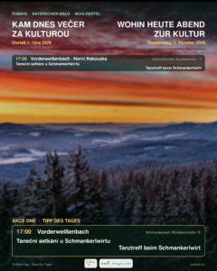 Kam dnes večer za kulturou · čtvrtek 1. října 2026