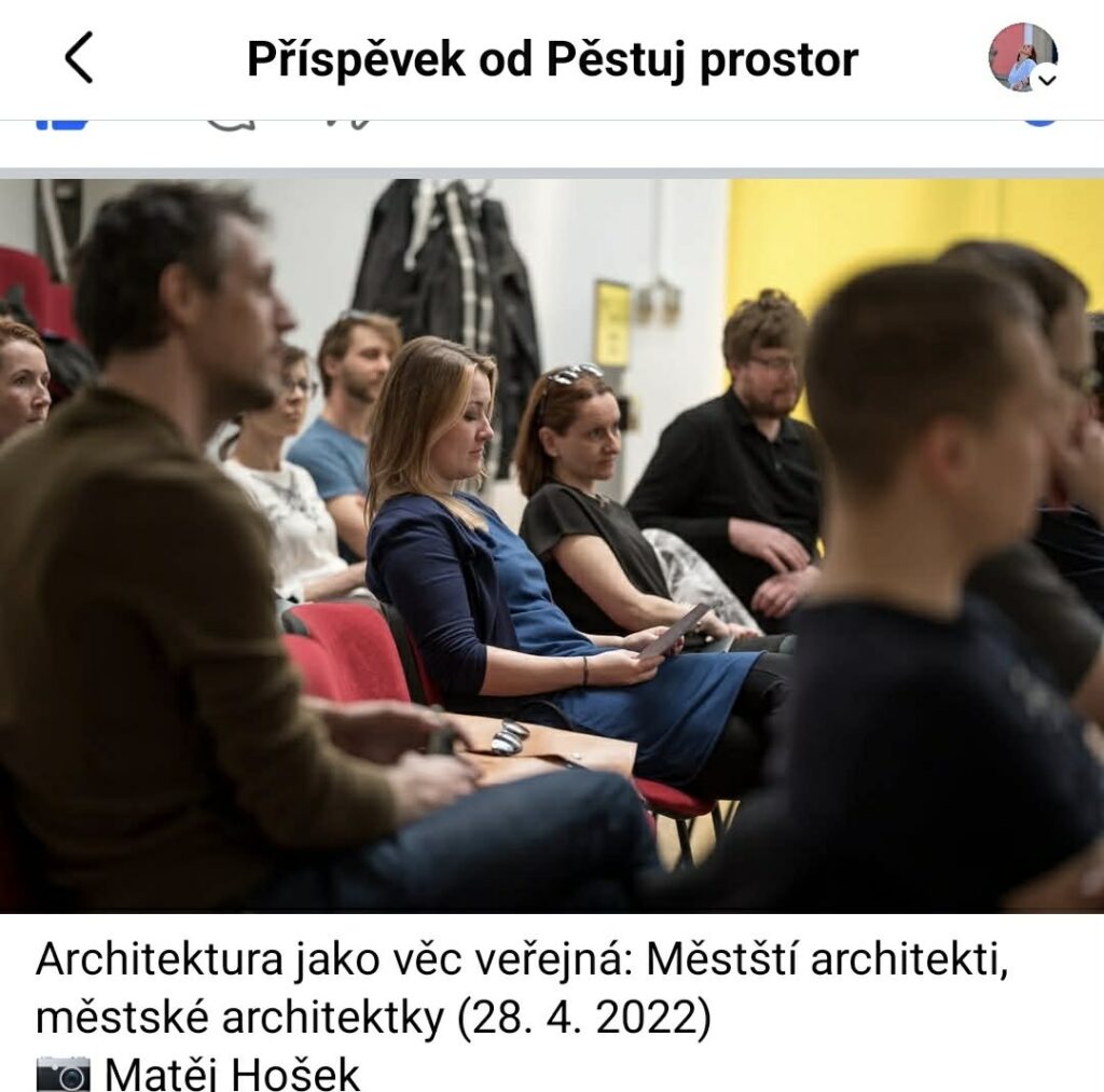Přednáška Pěstuj prostor 28. 4. 2022, Plzeň