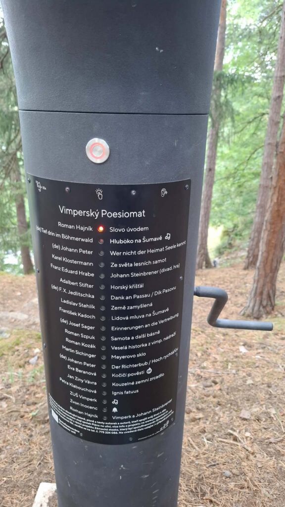 Vimperk: smuteční síň, Pivovarské terasy, zámecká obora