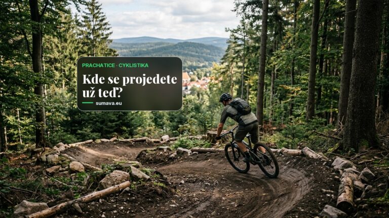 V Prachaticích rostou traily pro horská kola, hotové jsou první dvě etapy