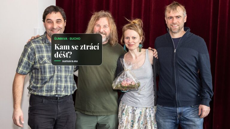 Koloběh vody na Šumavě je narušený, podzemní zásoby nestačí, varuje botanička parku