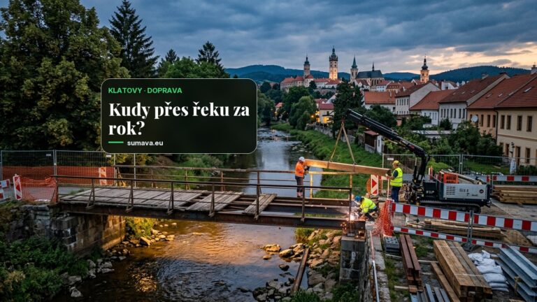 Klatovy zahájily opravy mostů a lávek, jednu čeká kompletní výměna