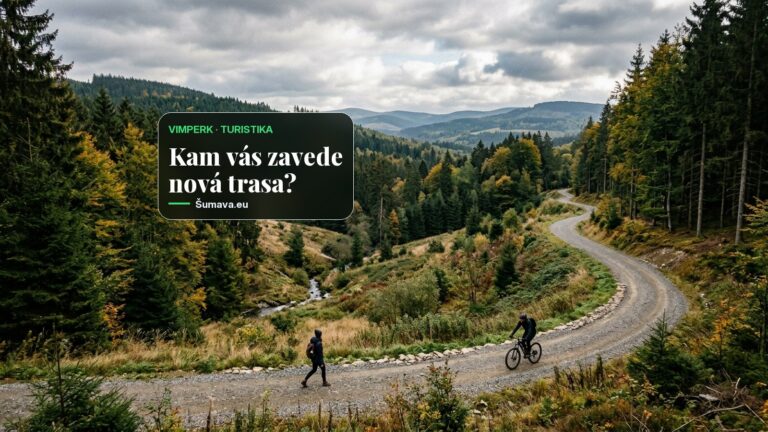 Vimperk otevřel obnovenou cestu zapomenutou oborou
