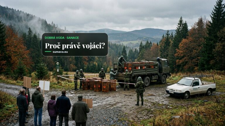 Jedy u Prášil bude likvidovat armáda, vláda odstavila firmu Dekonta