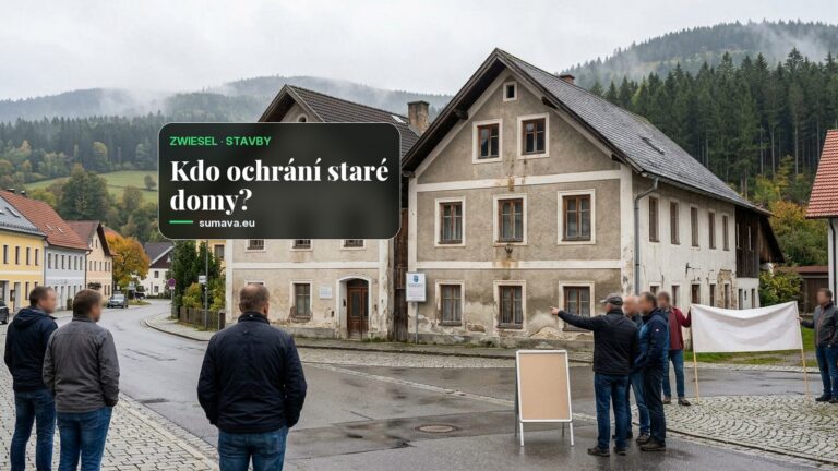 Vlastník chce navzdory památkové ochraně zbourat dvě budovy Janka-Ensemble ve Zwieselu