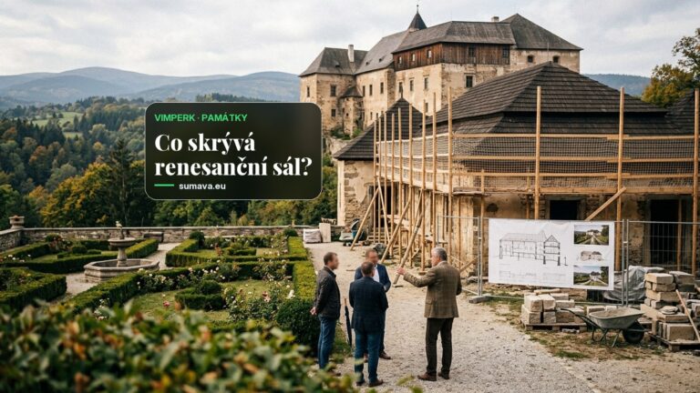 Vimperský zámek má příslib zhruba 200 milionů na obnovu Dolního zámku
