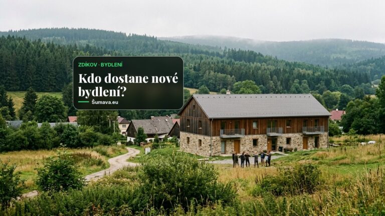 Zdíkov otevřel nový dům se šesti nájemními byty, obec dostala 22 žádostí