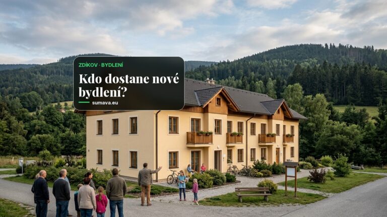Zdíkov otevřel nový dům se šesti nájemními byty, obec dostala 22 žádostí