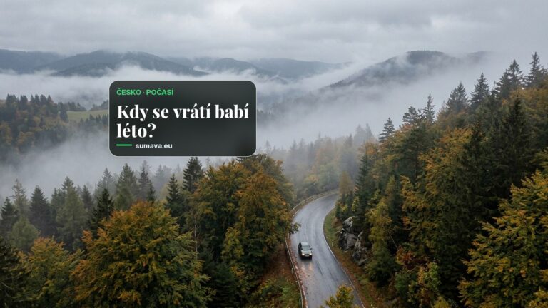 Teplotám kolem dvaceti stupňů je konec, v noci na pondělí přejde studená fronta