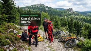 Horská služba Böhmerwald pomáhala u Plöckensteinu dvěma českým e-bikerům