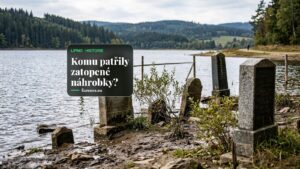 Z Lipna se vynořil hřbitov v Dolní Vltavici, nejstarší kámen je z roku 1849