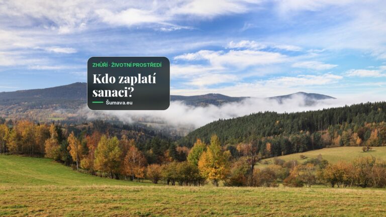 Kvůli kontaminaci na Zhůří podal ministr trestní oznámení