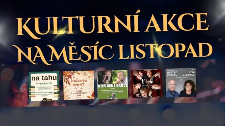 Kulturní přehled na měsíc listopad