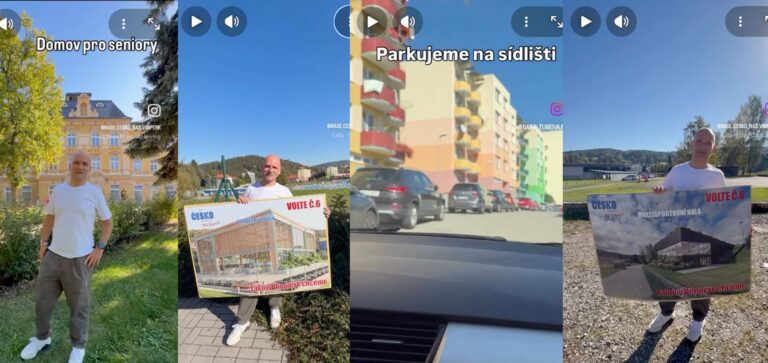 Naše Česko, Náš Vimperk: Volební kampaň ve videích