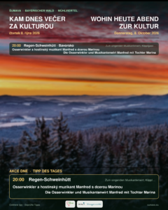 Kam dnes večer za kulturou · čtvrtek 8. října 2026