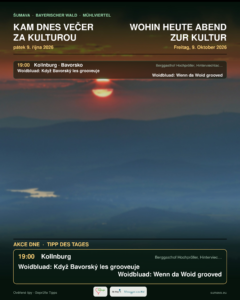 Kam dnes večer za kulturou · pátek 9. října 2026