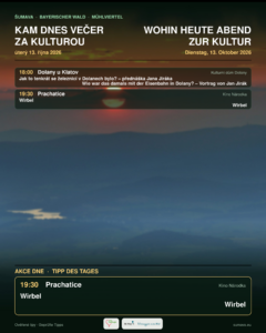 Kam dnes večer za kulturou · úterý 13. října 2026